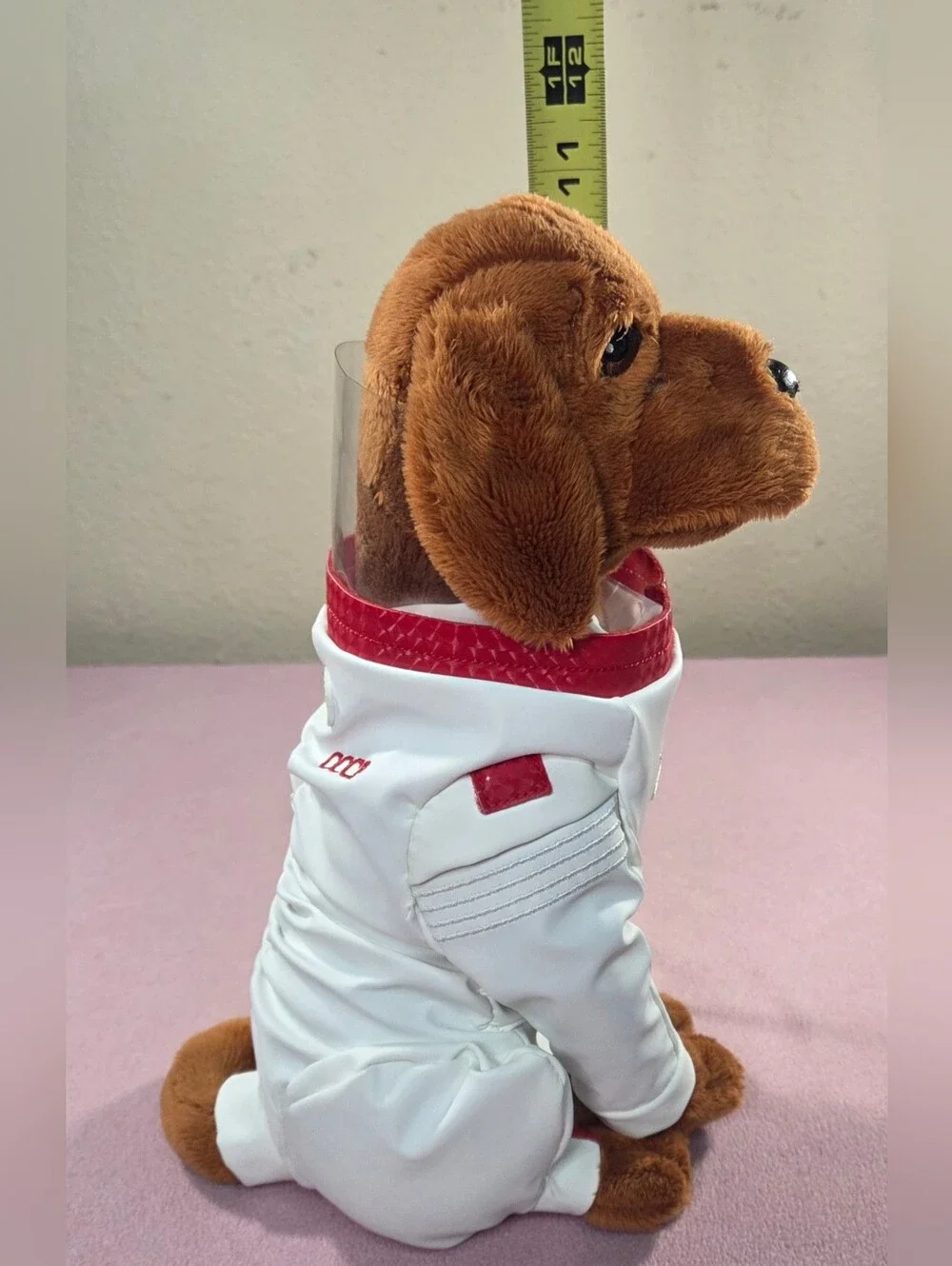 Marvel White and Red CCCP Dog Jacket